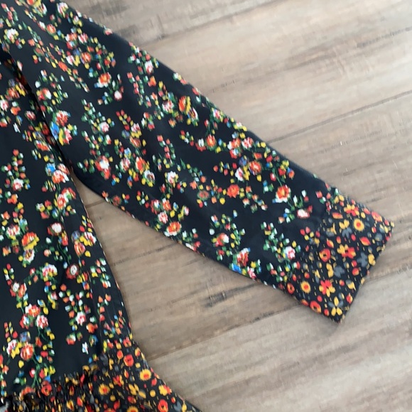 Maeve Black Floral Mini Dress - Picture 6 of 10